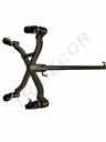 6041019-Pie-con-ruedas-para-maniquí-color-bronce-tridecor