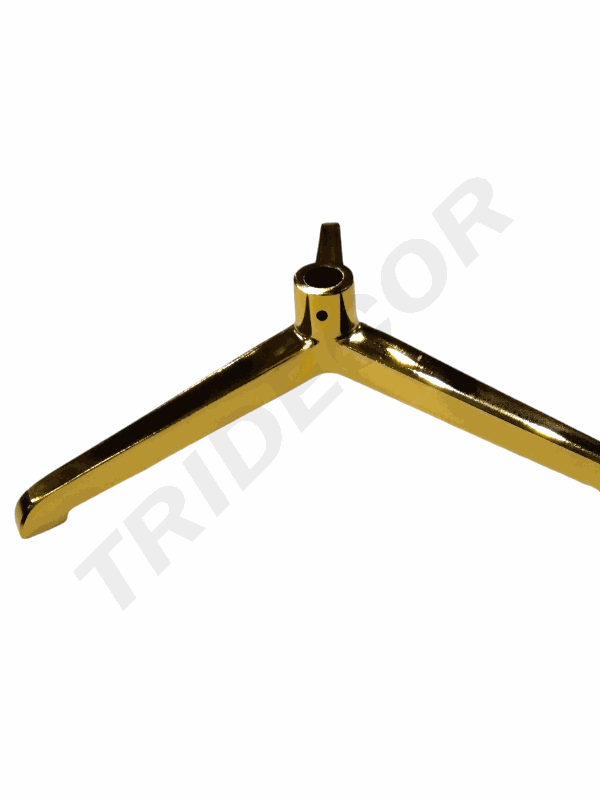 Trípode Regulable para Bustos Color Dorado Tridecor