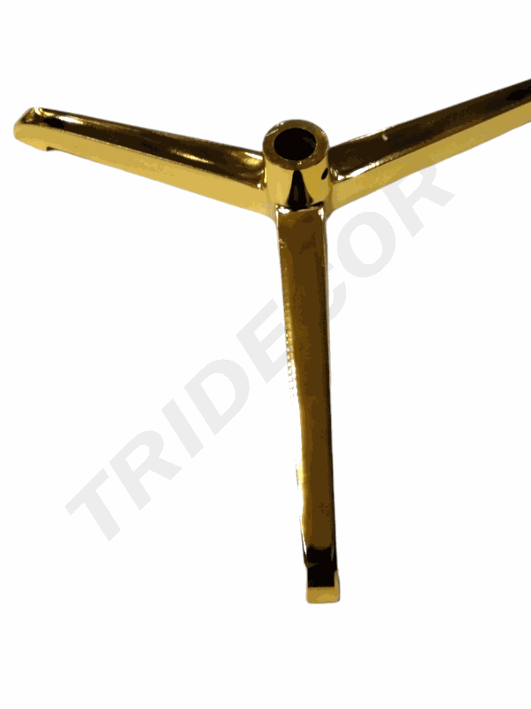 Trípode Regulable para Bustos Color Dorado Tridecor