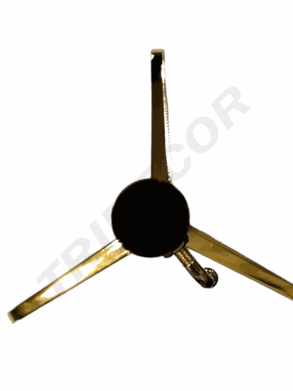 Trípode Regulable para Bustos Color Dorado Tridecor