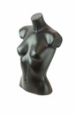 Busto De Mujer En Plástico Negro