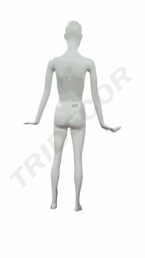 Maniquí De Mujer Color Blanco Mate Recta