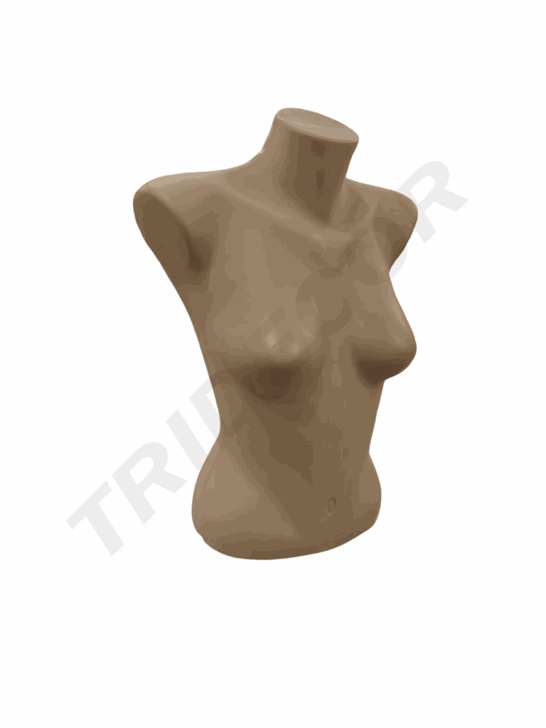 Busto De Mujer De Plástico Color Carne