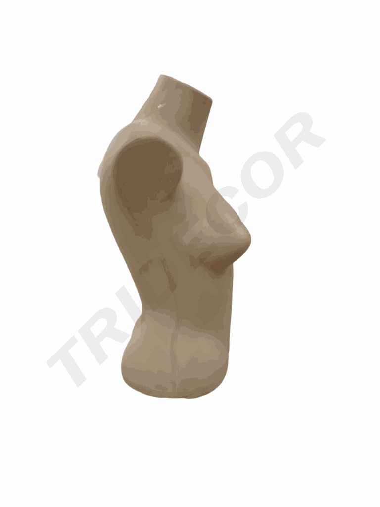 Busto De Mujer De Plástico Color Carne