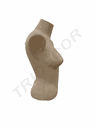 Busto De Mujer De Plástico Color Carne