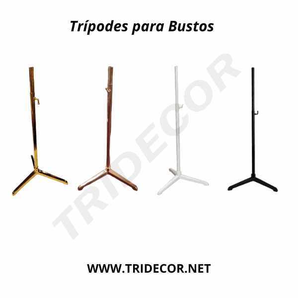 Trípode Regulable para Bustos Varios Colores Tridecor