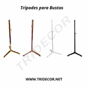 Trípode Regulable para Bustos Varios Colores Tridecor