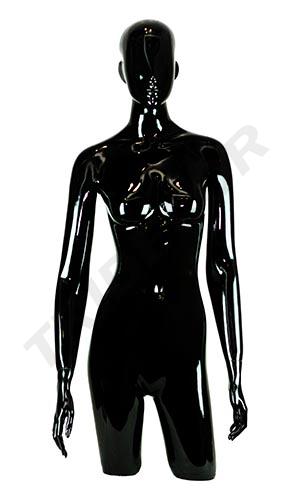 040342-Maniqui-busto-de-mujer-negro-brillo-con-cabeza-y-brazos-tridecor