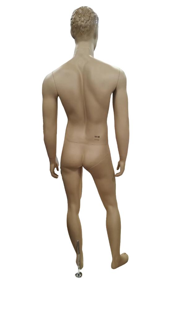 Maniquí Masculino Con Cabello Esculpido Color Carne