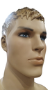 Maniquí Masculino Con Cabello Esculpido Color Carne