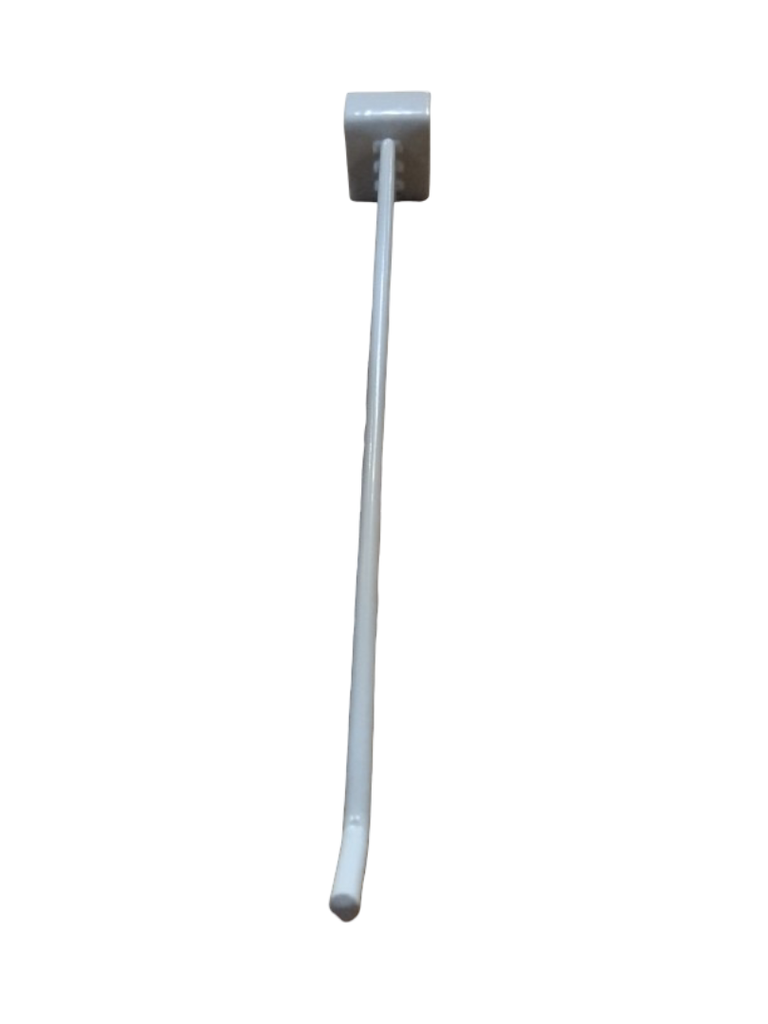 Ganchos Blanco Para El Tubo Rectangular 25Cm