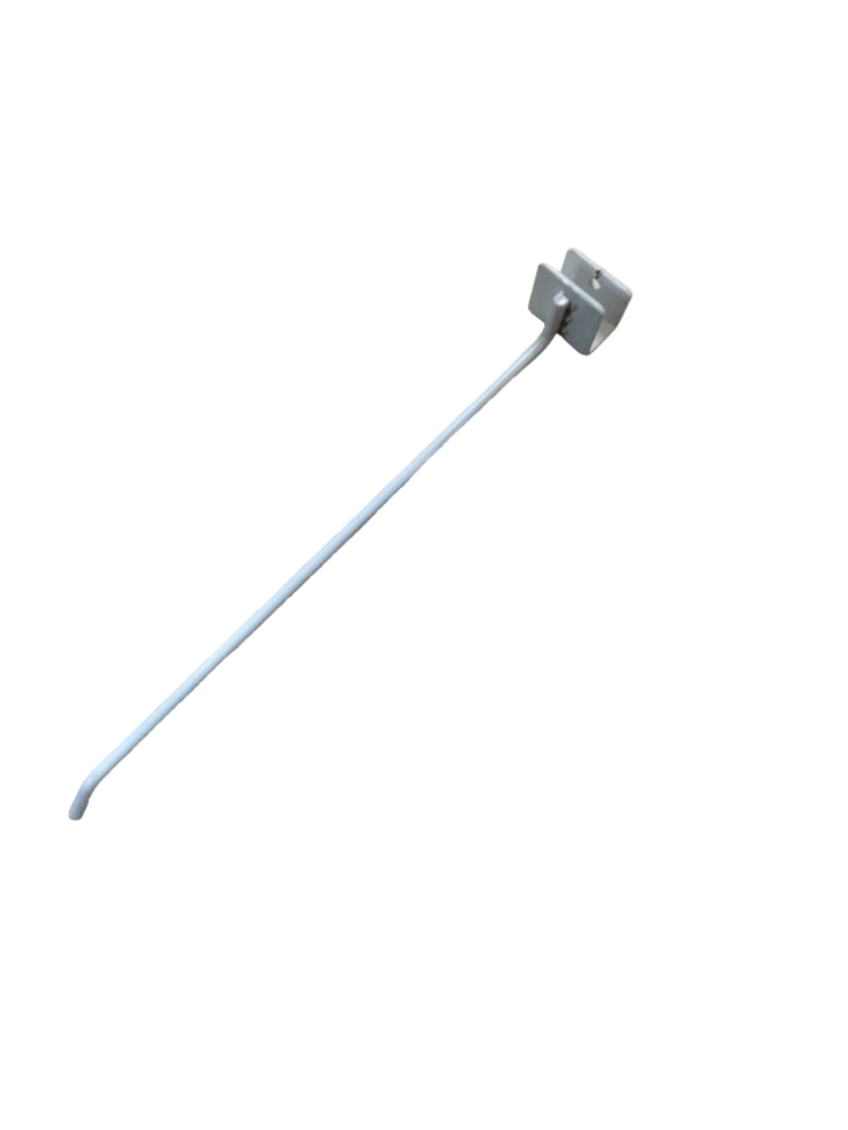 Ganchos Blanco Para El Tubo Rectangular 25Cm