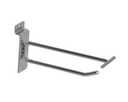 Ganchos Doble Alambre Alambres Con Portaprecio Para Panel De lama 15Cm 6Mm