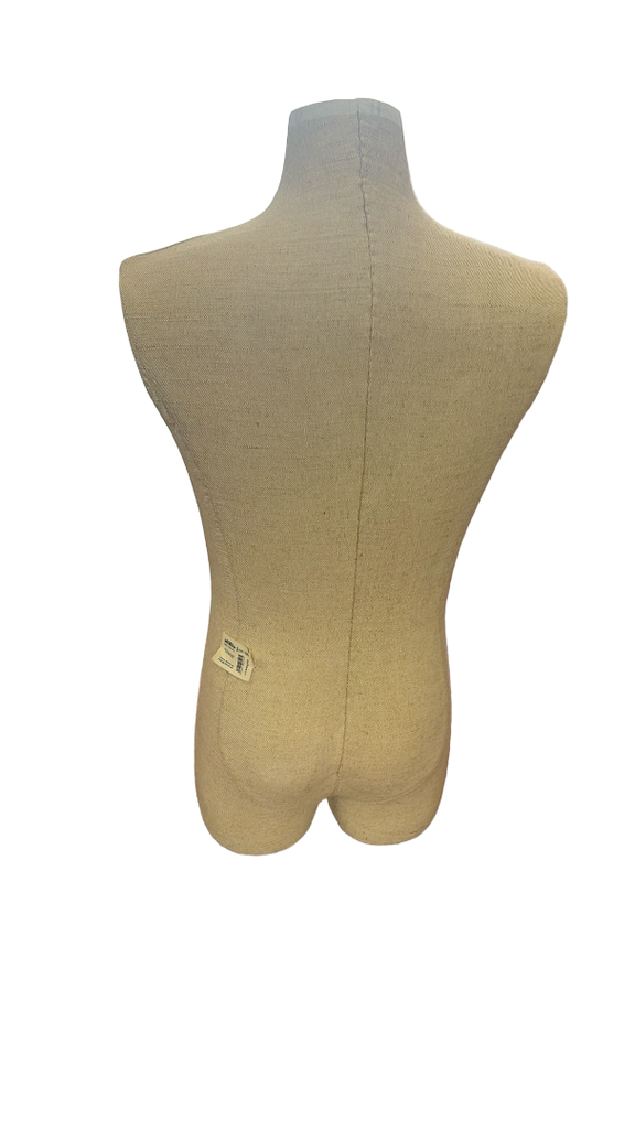 Busto hombre Tela Lino Amarillo Sin Cabeza Y Brazo