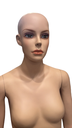 Maniquí De Mujer Realista Sin Pelo Color Carne