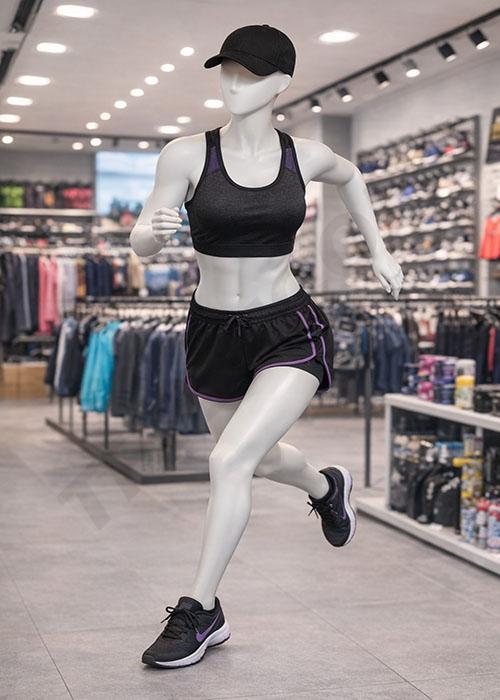 040021-Maniquí-corredor-de-mujer-blanco-mate-tridecor