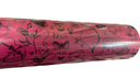 Papel De Regalo Fucsia con Detalles Negros 62cm