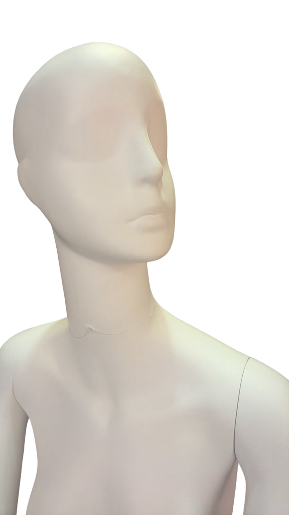 Maniquí Mujer Sentado Blanco Mate