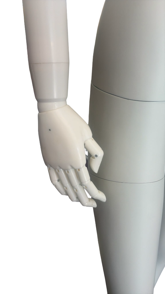 Maniquin De Mujer Gris Mate Con Brazos ArticuladosT-07