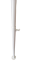 Base Metal Rectangulo Blanco 30x40cm