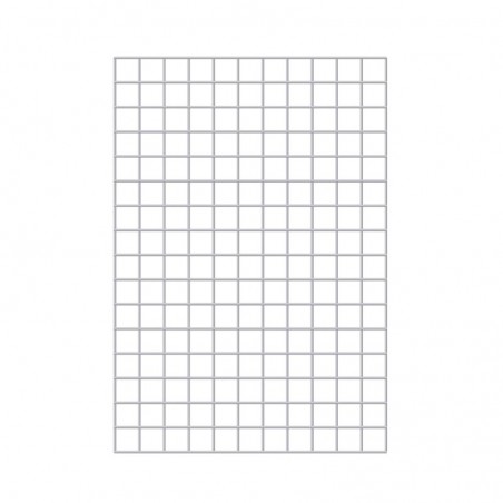 Double Mergen White Metal Mesh 60X200cm