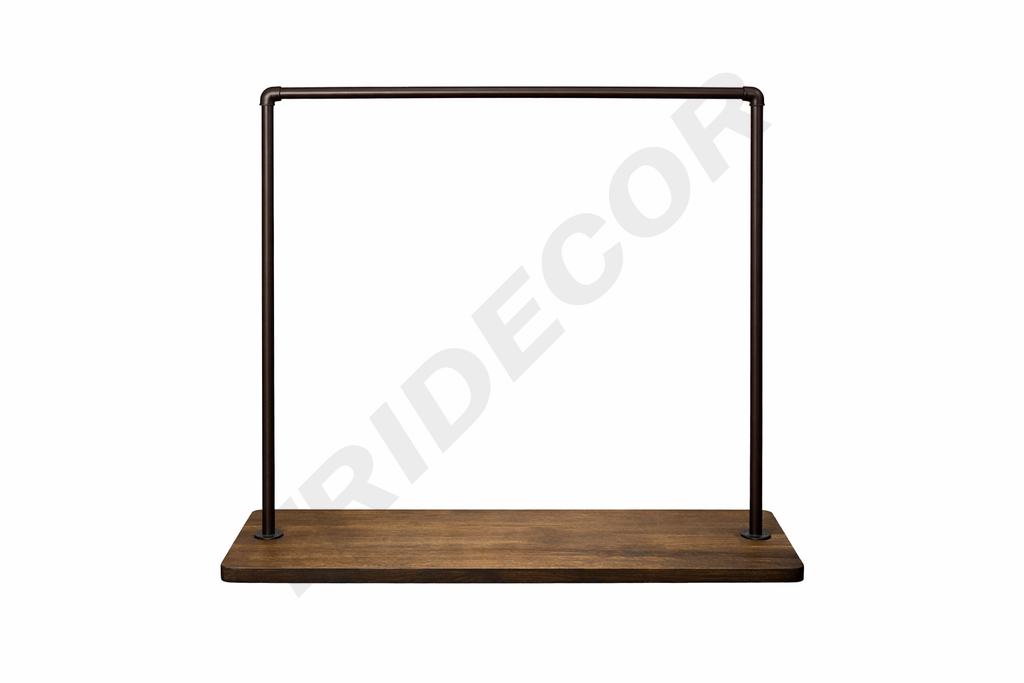 Vintage Garderobe mit einem Regal