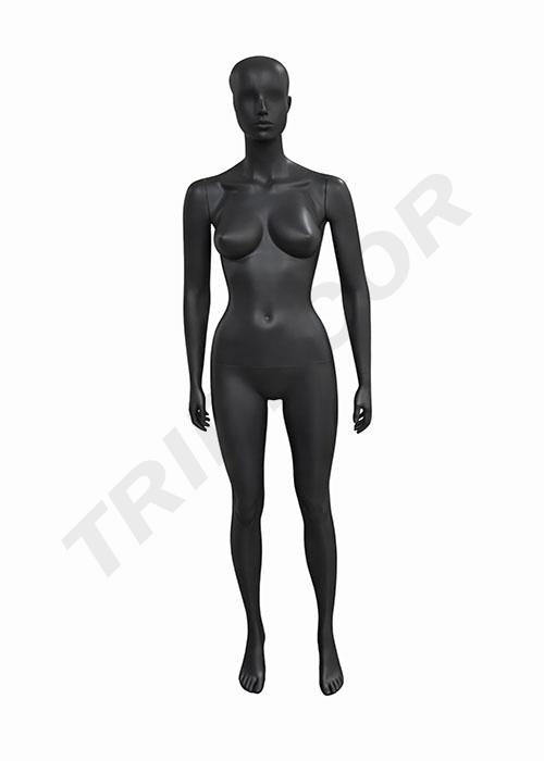Mannequin Femme en Gris Foncé