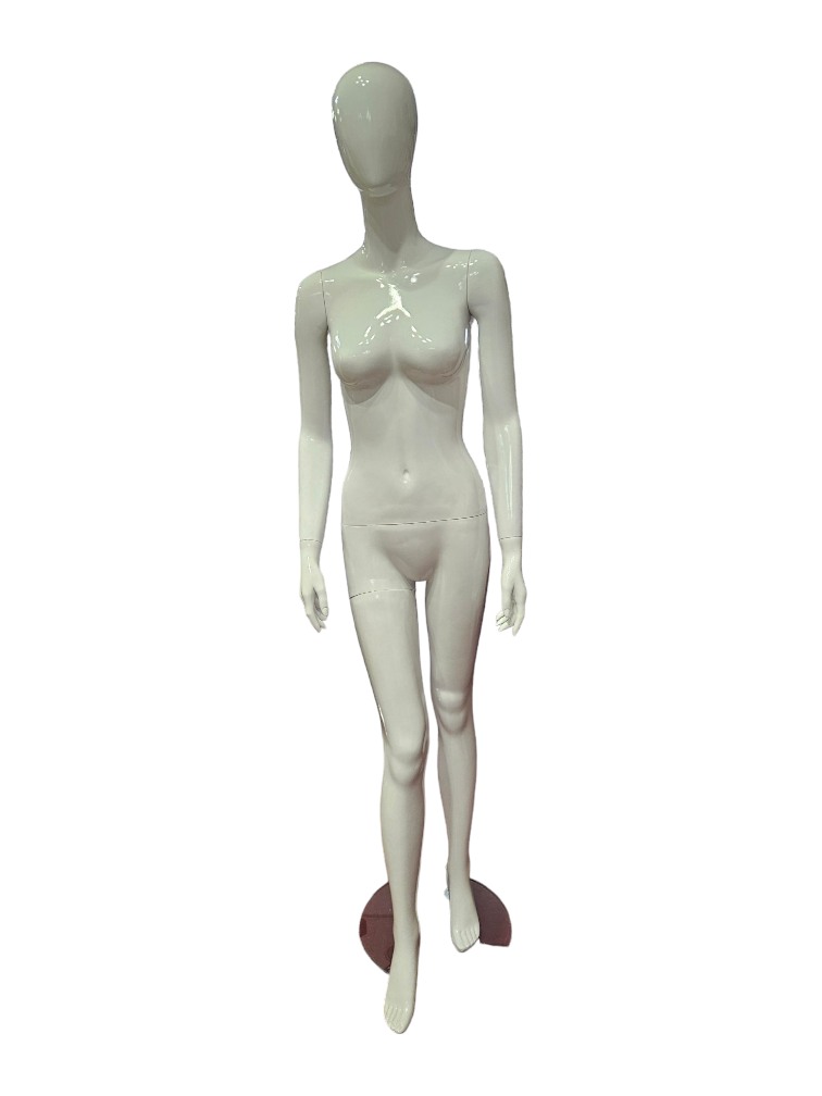 Glossy White woman mannequin