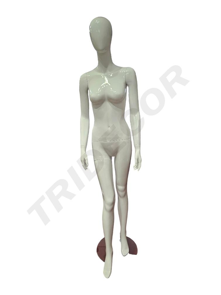 Glossy White woman mannequin