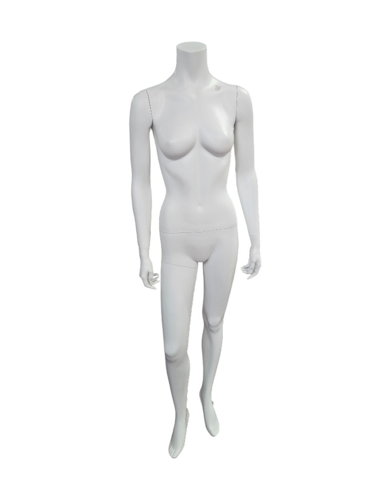 Headless female mannequin Matte White Color