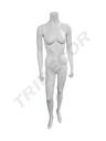 Maniquí De Mujer Sin Cabeza Color Blanco Mate