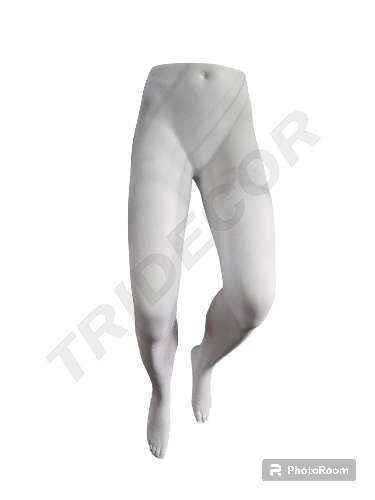 Présentoir de jambes pour femmes pour pantalons blanc mat