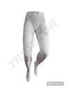 Afișare picioare pentru femei pentru pantaloni alb mat