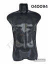 Silhouette Homme Moitié Corps Couleur Noir