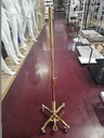 Gold Color Mannequin Base with Wheels