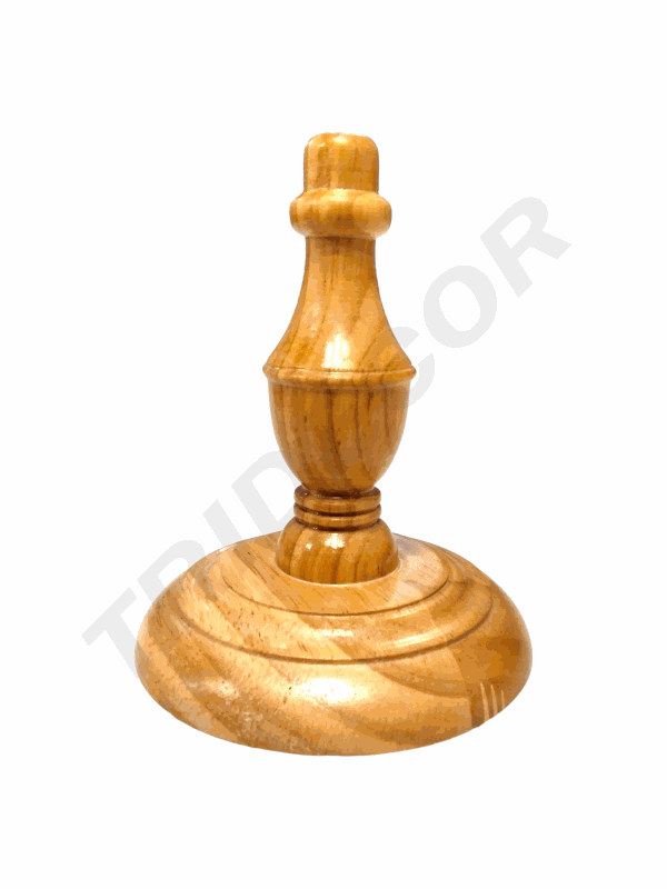 Tapa De Madera Clara Para Bustos De Hombre