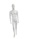 Maniquí Hombre Cuerpo Completo Blanco Mate