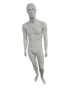 Maniquí Hombre Cuerpo Completo Blanco Mate