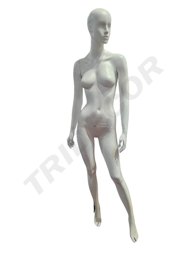 manequim feminino branco fosco