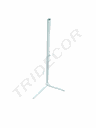 Matte White Metal Tripod Mannequin Base