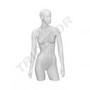 Busto de mulher branco fosco