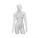 Matte White Woman Bust