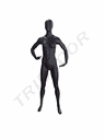 运动亚黑女模带头 Maniqui Mujer Con Cabeza Deportivo Negro Mate