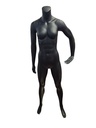 Mannequin femme sport Headless Noir Mat