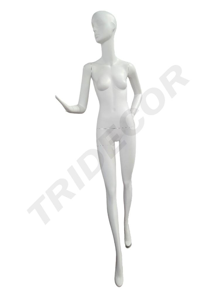 Maniquí De Mujer Blanco Mate