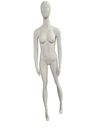 Manequim Mulher Sentada Cor Branco Creme