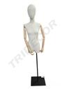 Busto De Lino Con Base Negro