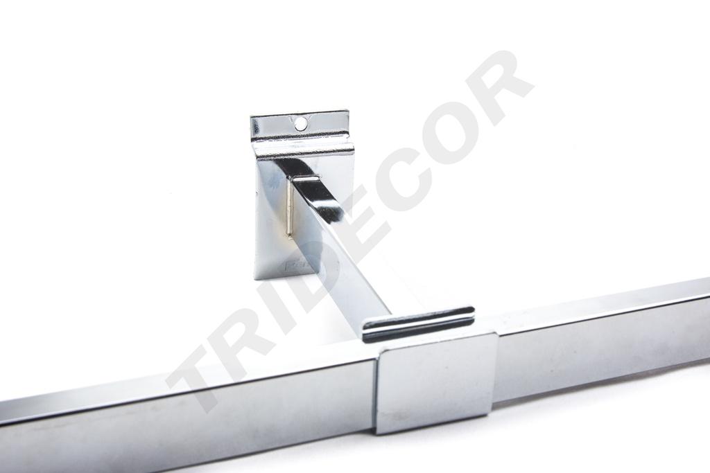 Soporte De Barra Rectangular Para Panel De Lamas 15 cm