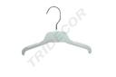 Percha Infantil de Plástico Blanco 24Cm 10Und
