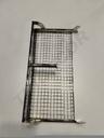 单边脚电镀方管双层板架带网格 Barra Cromado U Doble con Malla para Cremallera 30X60cm 10X40mm 10/caja